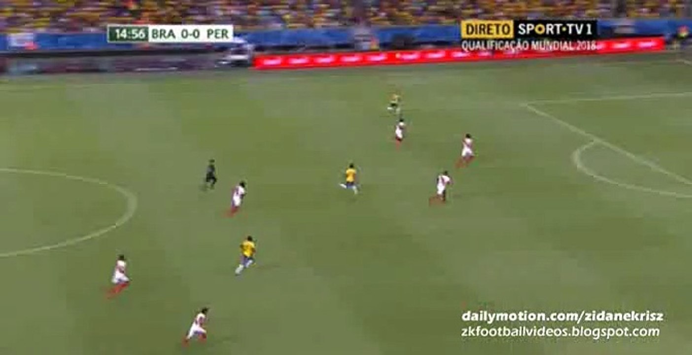 Neymar Fantastic Skills - Brazil v. Peru - FIFA World Cup 2018 Qualifier 17.11.2015 HD