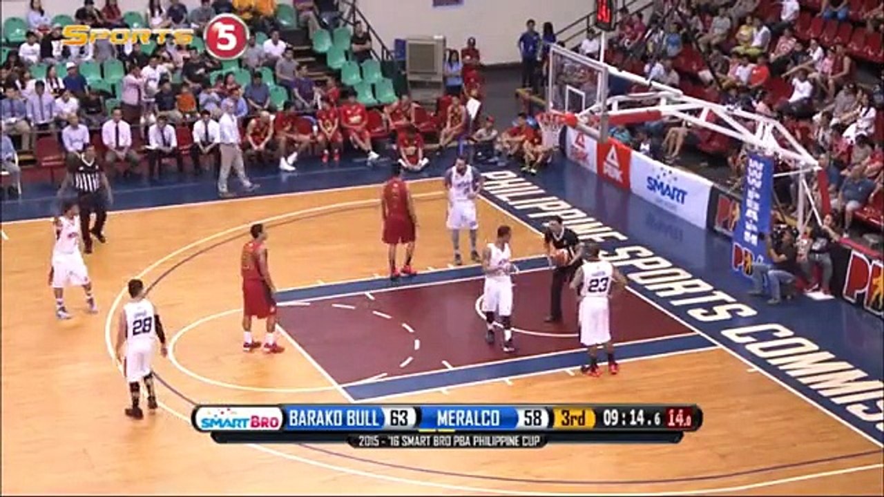 BARAKO BULL VS. MERALCO [3rd Quarter] Philippine Cup November 15,2015