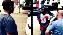 A Brother Stands Up Against A Mob of Cops Who Stop Him Over A T Shirt!!!