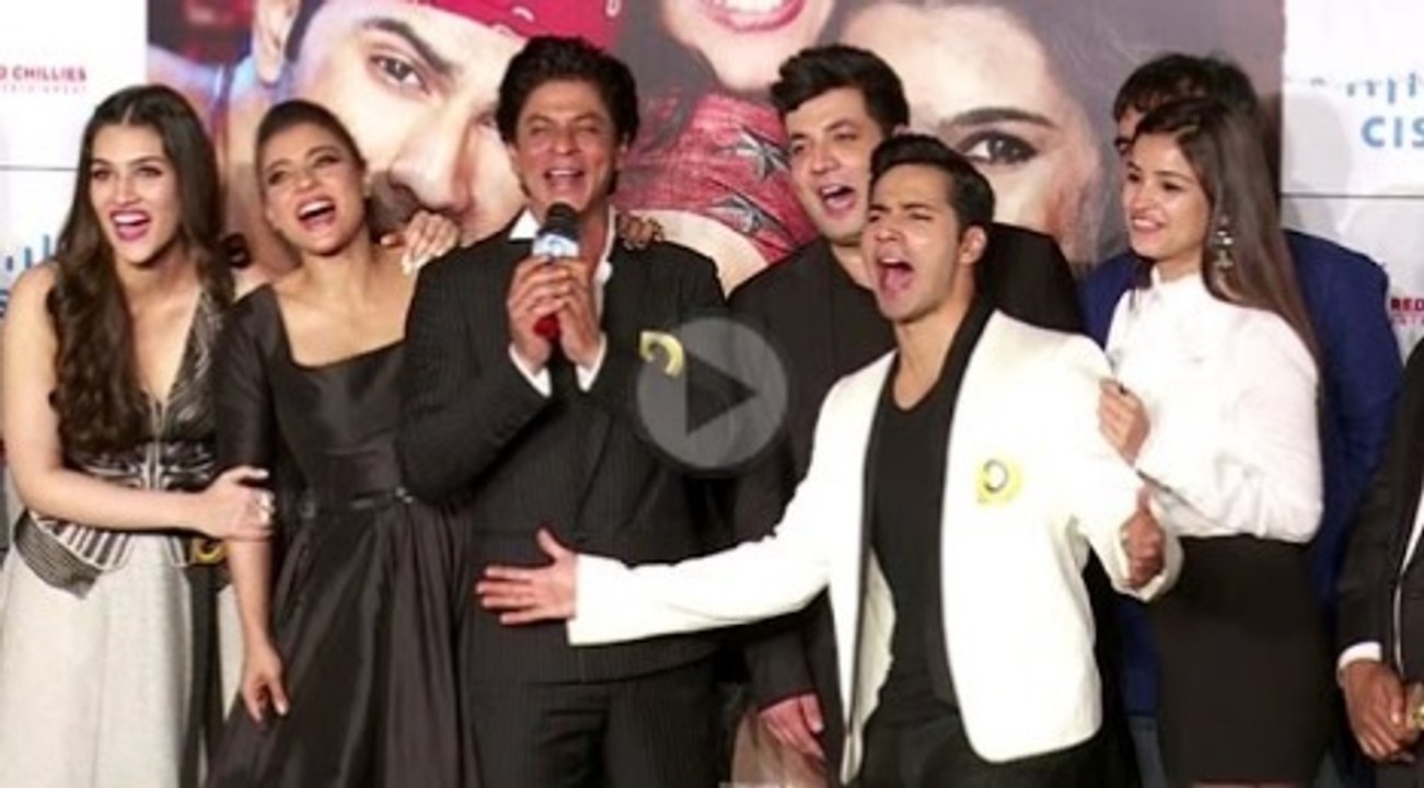 Dilwale TRAILER LAUNCH - Shahrukh Khan, Kajol, Varun Dhawan, Kriti Sanon