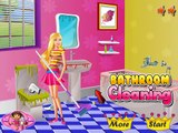 Beautifull Princess Barbie Barbie Game Barbie Bathroom Cleaning NEW Video For Girls