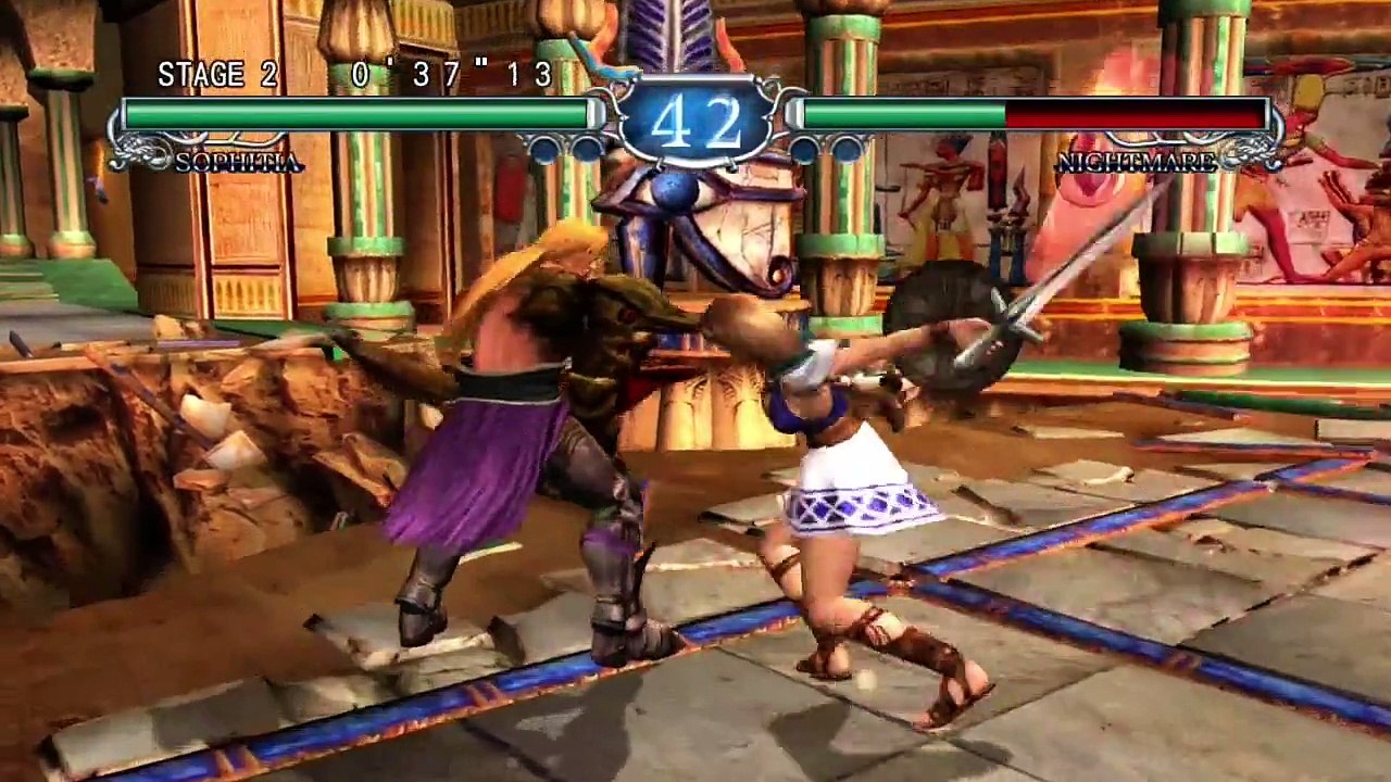 Soulcalibur Fight / Soulcalibur Bellator - Arcade Mode featuring Sophitia (SC2 HD Online)