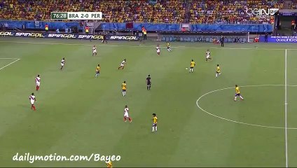 Filipe Luis Goal - Brazil 3-0 Peru - 18-11-2015