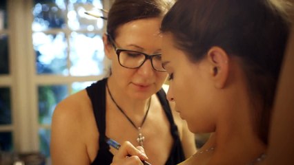 Emily Ratajkowski - Body Painting Model Photoshoot