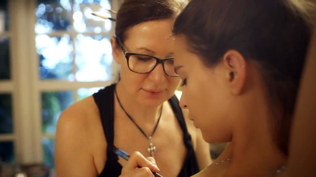 Emily Ratajkowski - Body Painting Model Photoshoot