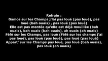 Sch-- Champs Élysées PAROLES  lyrics