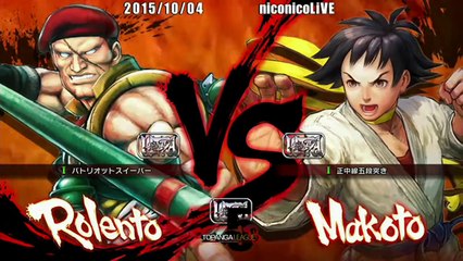 Nemo (Rolento) vs Misse (Makoto) - USF4 - TL5B - Round10 (Final) Battle2