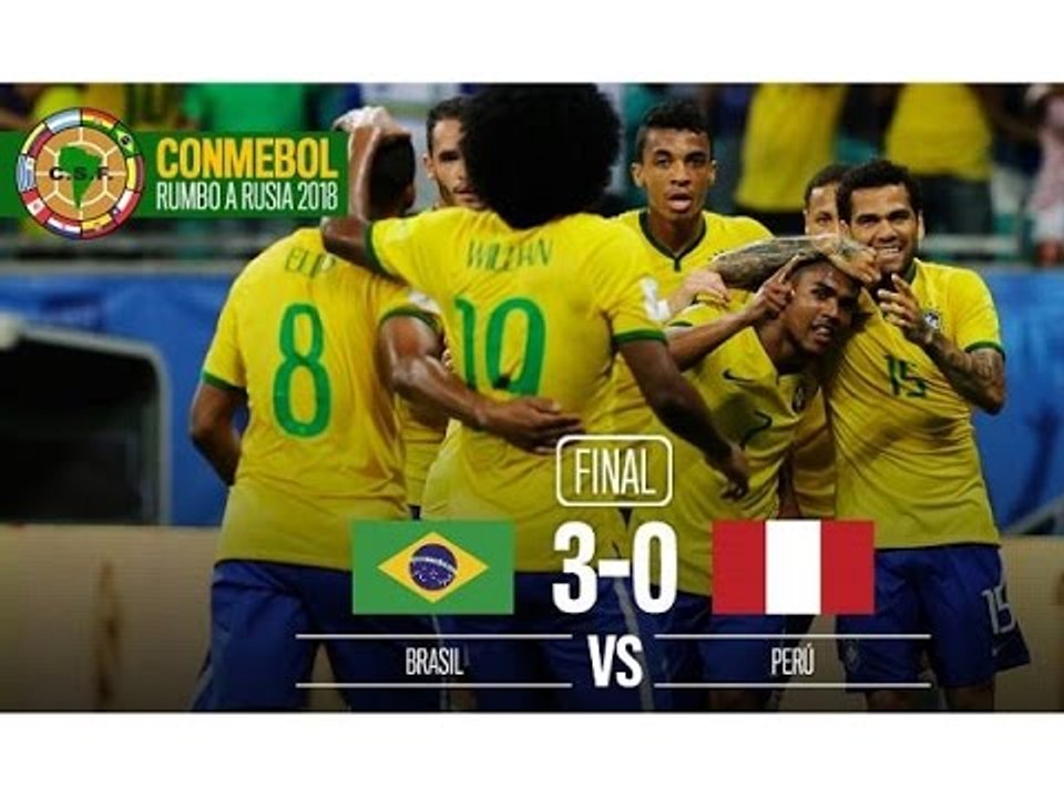 Brasil vs Peru 3-0 All Goals & Highlights 17.11.2015 HD