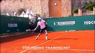 Novak Djokovic Training Monte Carlo 2011