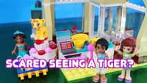 Disney Princess Jasmine Visits LEGO Friends Bakery Shop Playset Aladdin Castle Toy