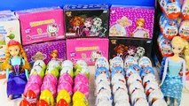 EGGS - MONSTER HIGH FROZEN BARBIE HELLO KITTY CARS SPONGEBOB Disney Kinder Surprise