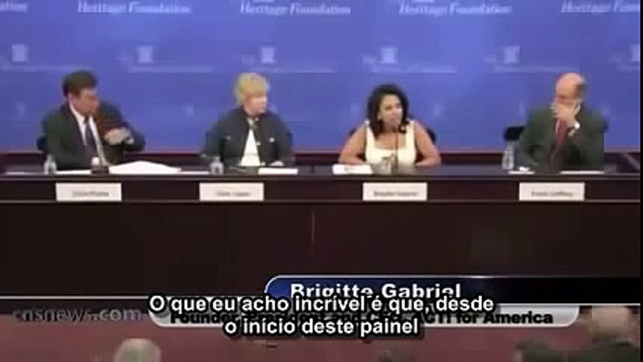 Brigitte Gabriel responde Muçulmana de forma magistral