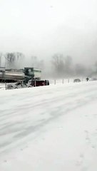 be careful while driving in the snow