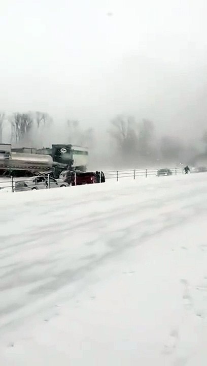 be careful while driving in the snow