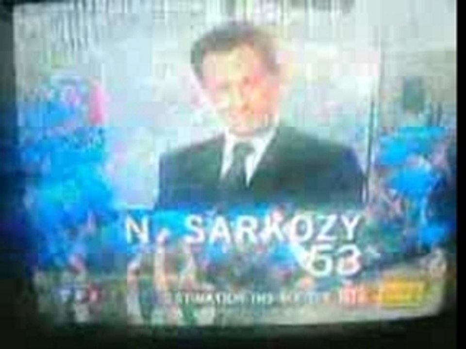 SARKOZY PRESIDENT le resultat TF1 direct