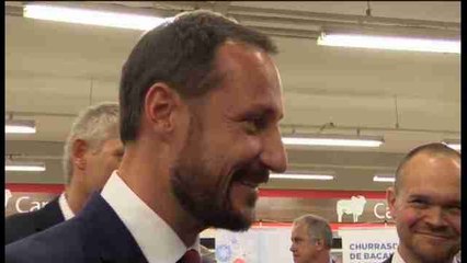 El príncipe Haakon promociona el bacalao noruego en Río de Janeiro
