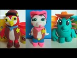 Sheriff Callies Wild West Play-Doh Movie-Make Sheriff Callie Deputy Peck Tobias P. Cactus