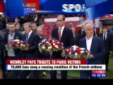 England & France Pay Tribute to Victims at Wembley Stadium | Paris Terror Attacks