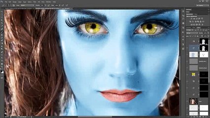 Avatar Na'vi - Photoshop CS6 Tutorial_clip7