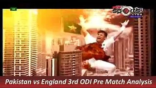 Pakistan vs England 3rd ODI Pre Match Analysis 17 Nov 2015 P 2