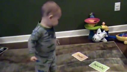 This baby is only 16 months old and is already a genius!