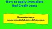 Immediate Bad Credit Loans: Funding Your Unexpected Financial Crunch
