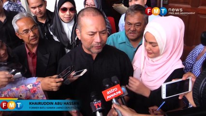I will fight till the end, says Khairuddin