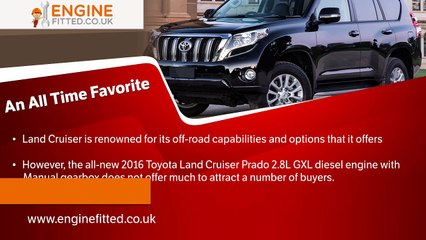 2016 Toyota Land Cruiser Prado 2.8L GXL