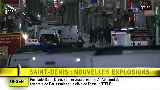 Assaut contre des terroristes à Saint-Denis
