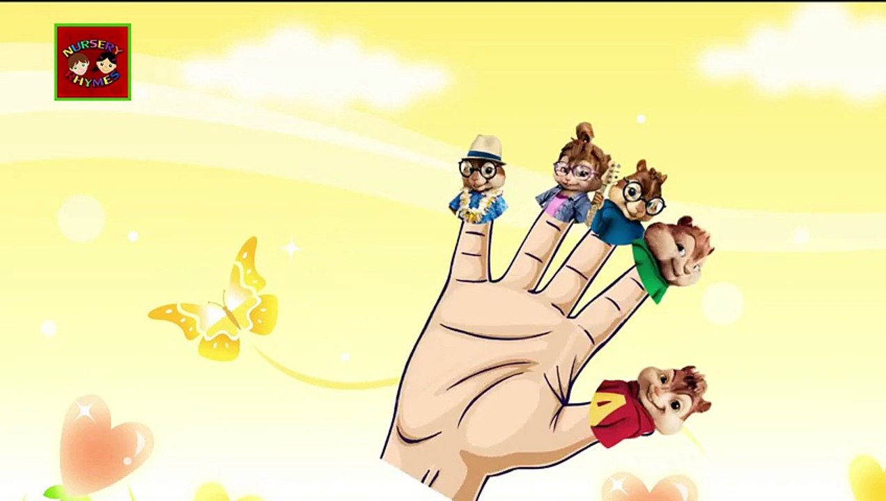 Alvin and the Chipmunks Family Finger Song Nursery Rhymes for Babies and Kids