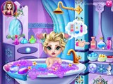 Frozen Disney Princess Elsa Baby Elsa Princess Bath Frozen Game Movie