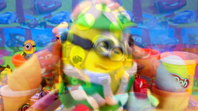 134 PLAY DOH Kinder Surprise Eggs Peppa Spongebob Superheroes Play Doh Mix by DisneyCarsTo