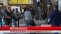 Primeiros refugiados chegam a Portugal, Guimarães...