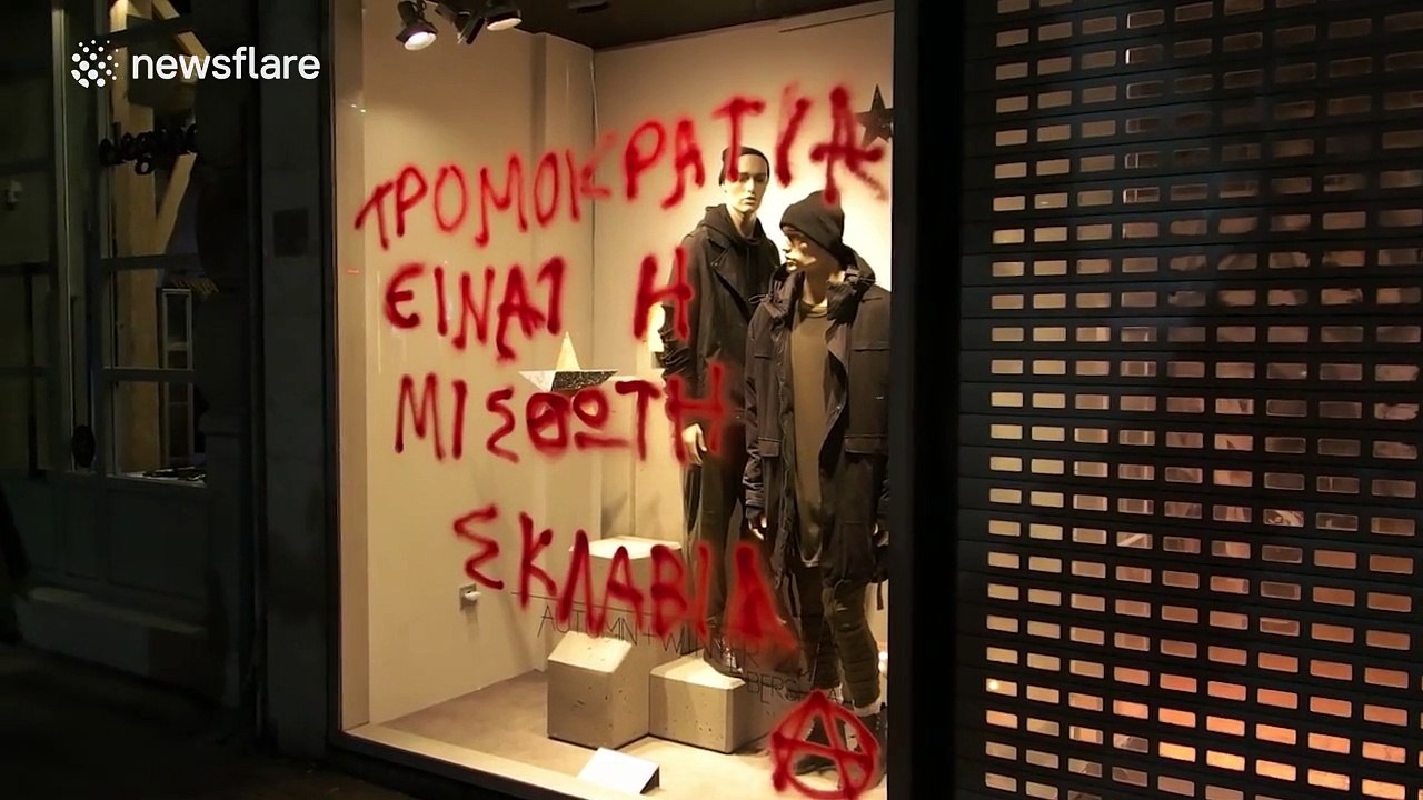 Clashes in Greece between police and protesters