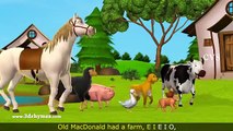Old MacDonald Had A Farm - 3D Animation English Nursery Rhymes & Songs for children