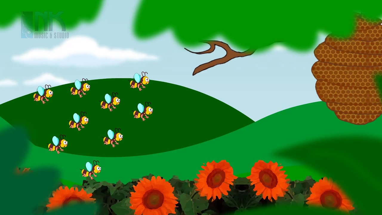 Buzz! Goes The Bee | Nursery Rhyme For Kids Wit...