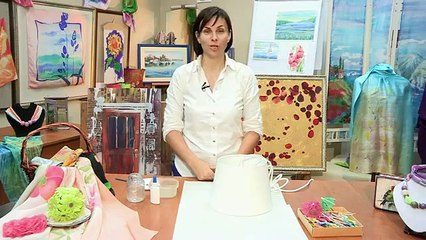 Как украсить абажур старой лампы