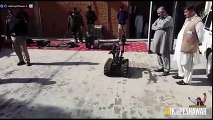 A demo of how KP's K9 Unit and UGV's detect explosives to protect the citizens - First of its Kind in Pakistan's History