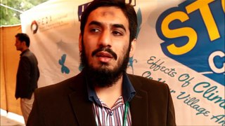 Interview of Muhammad Omar-PEDA International organizing story contest at IQRA University, Islamabad on 11th November