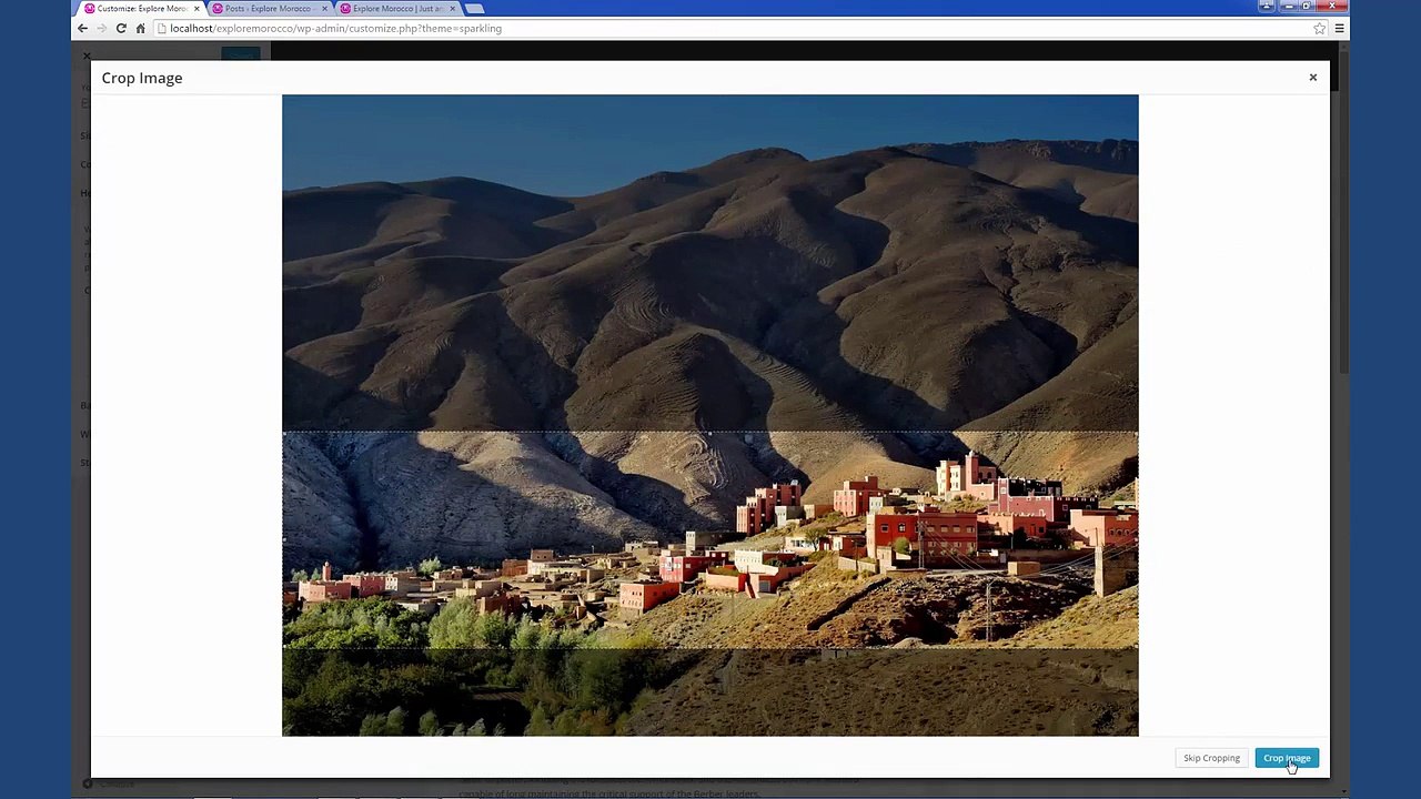 Customizing The WordPress Theme