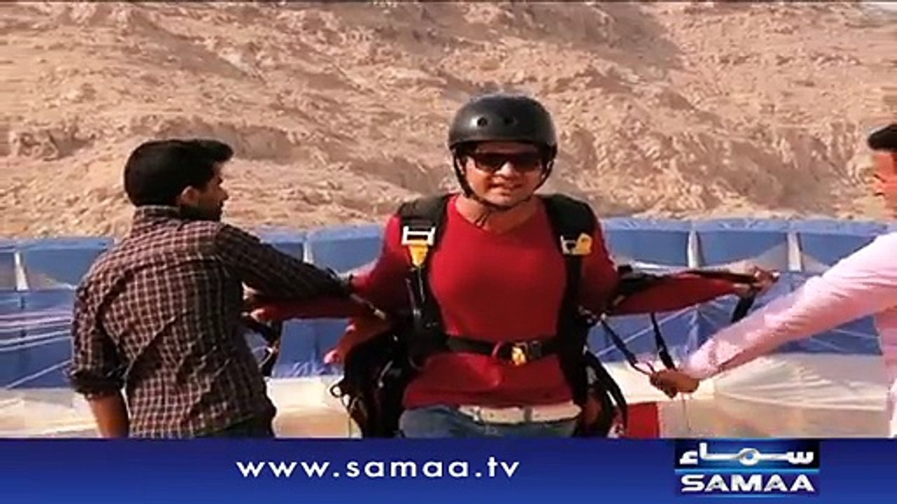 I see great video Paragliding in Karachi Video Must Watch