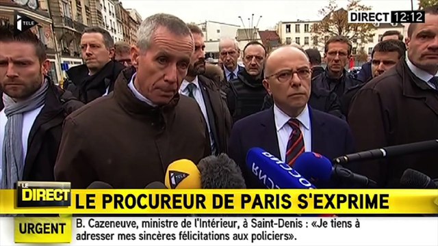 Le planificateur des attentats pouvait être dans cet appartement , le procureur de Paris fait le point à Saint-Denis