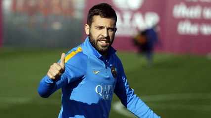 FC Barcelona training session: First internationals back at training