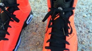 (HD) Perfect Authentic Air Jordan 6 vi retro infrared 23 toro Basketball Sneakers Cheap Sale