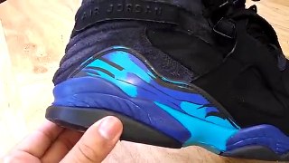 (HD) Perfect Authentic Air Jordan Aqua 8 Basketball Sneakers Quick Restore Cheap Sale