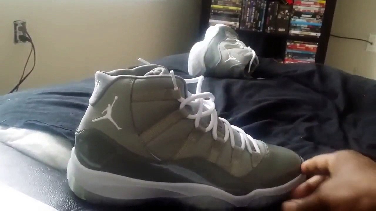 (HD) Perfect Authentic Air Jordan Cool grey 11 Basketball Sneakers Cheap Sale