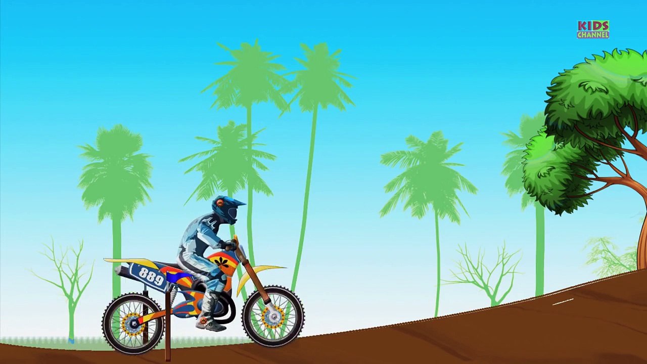 Bike Car Wash | Toy Bike For Kids | Videos For Children | Baby Videos