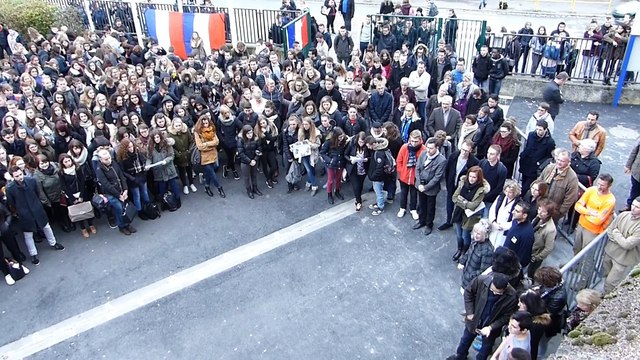 Péronne : hommage au lycée Pierre Mendès-France après les attentats de Paris