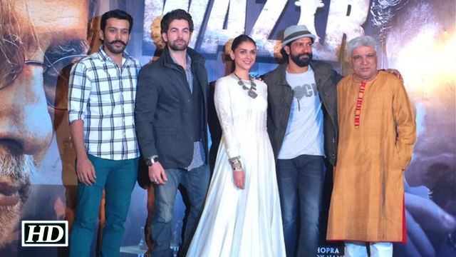 Wazir Trailer Launch Event Amitabh Bachchan Farhan Akhtar and Neil Nitin Mukesh