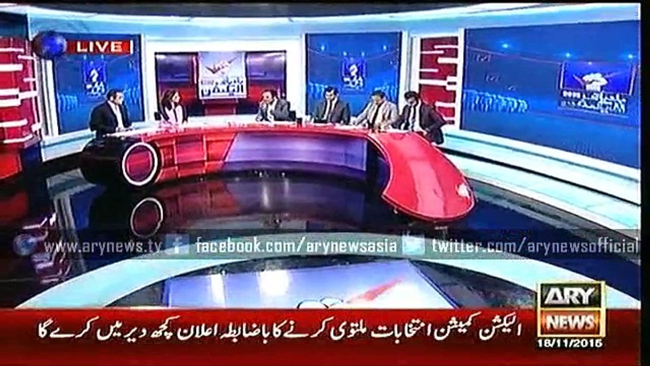 Special Transmission (Local Bodies Elections 2015) with Mansoor Ali Khan & Maria Memon  18 Nov 2015  5:30 to 6:00